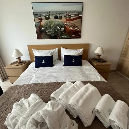 Апартаменты Apartamenty Kapitanskie Kasprowicza 20B Dzielnica Uzdrowiskowa Колобжег